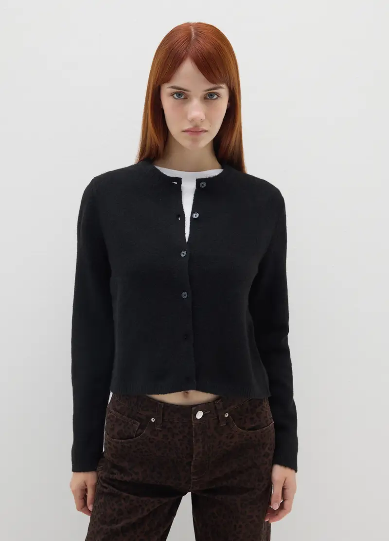 B.ANGEL Cardigan Donna Nero 3844802 miniatura 3