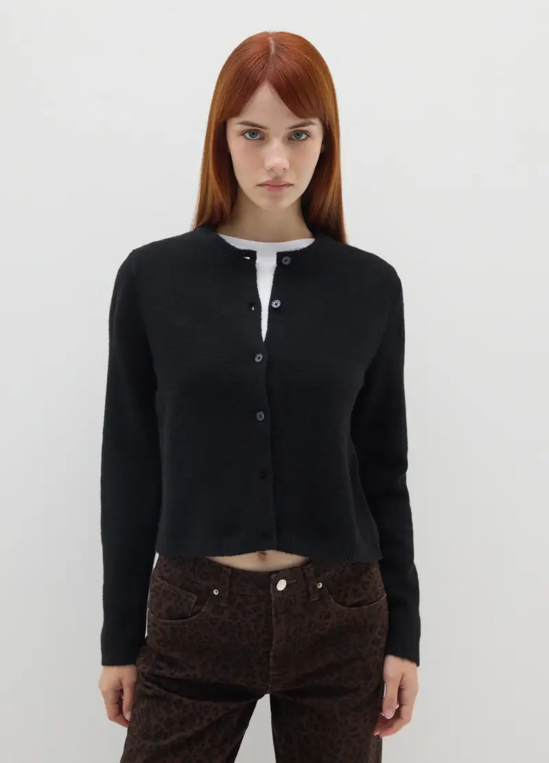 B.ANGEL Cardigan Donna Nero 4307230 miniatura 3