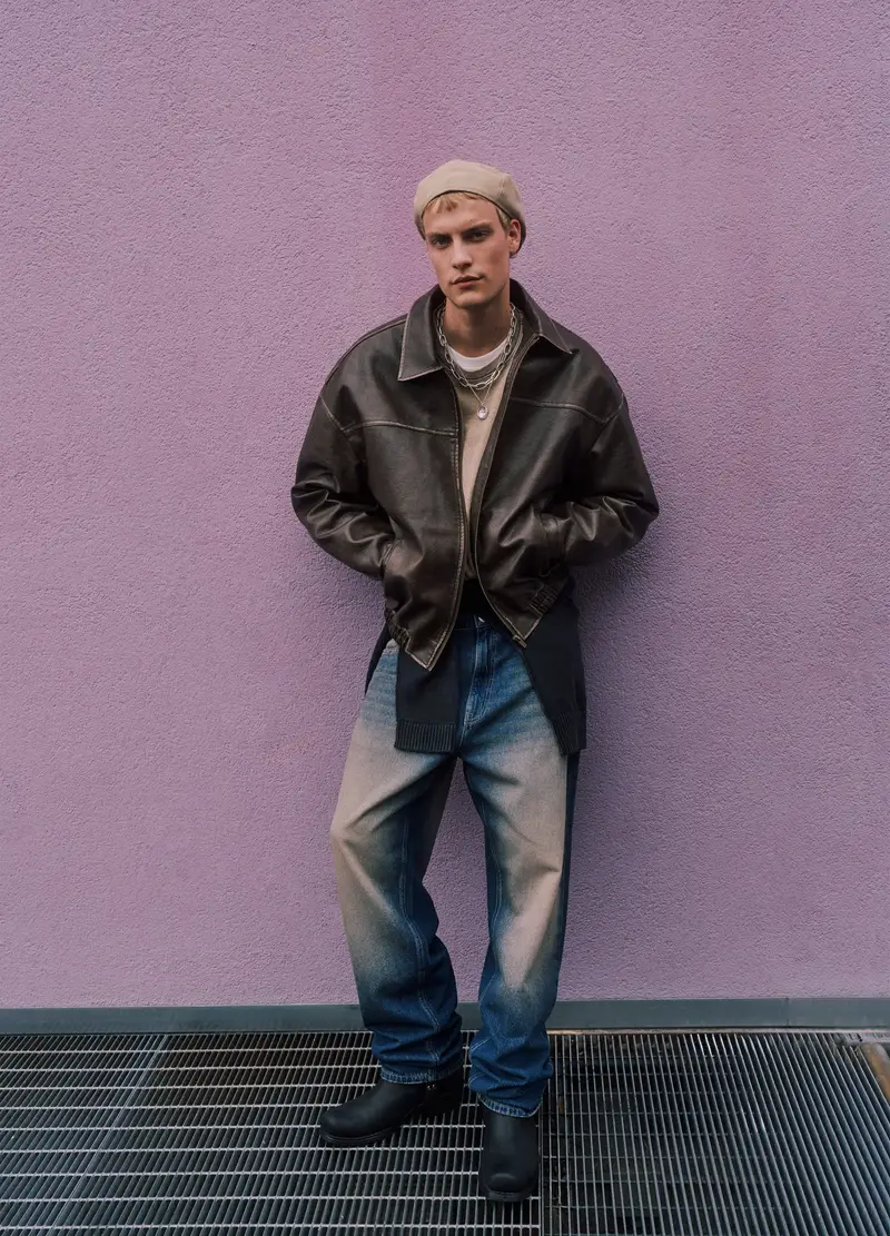 Giacca Bomber Marrone, Uomo, Marrone