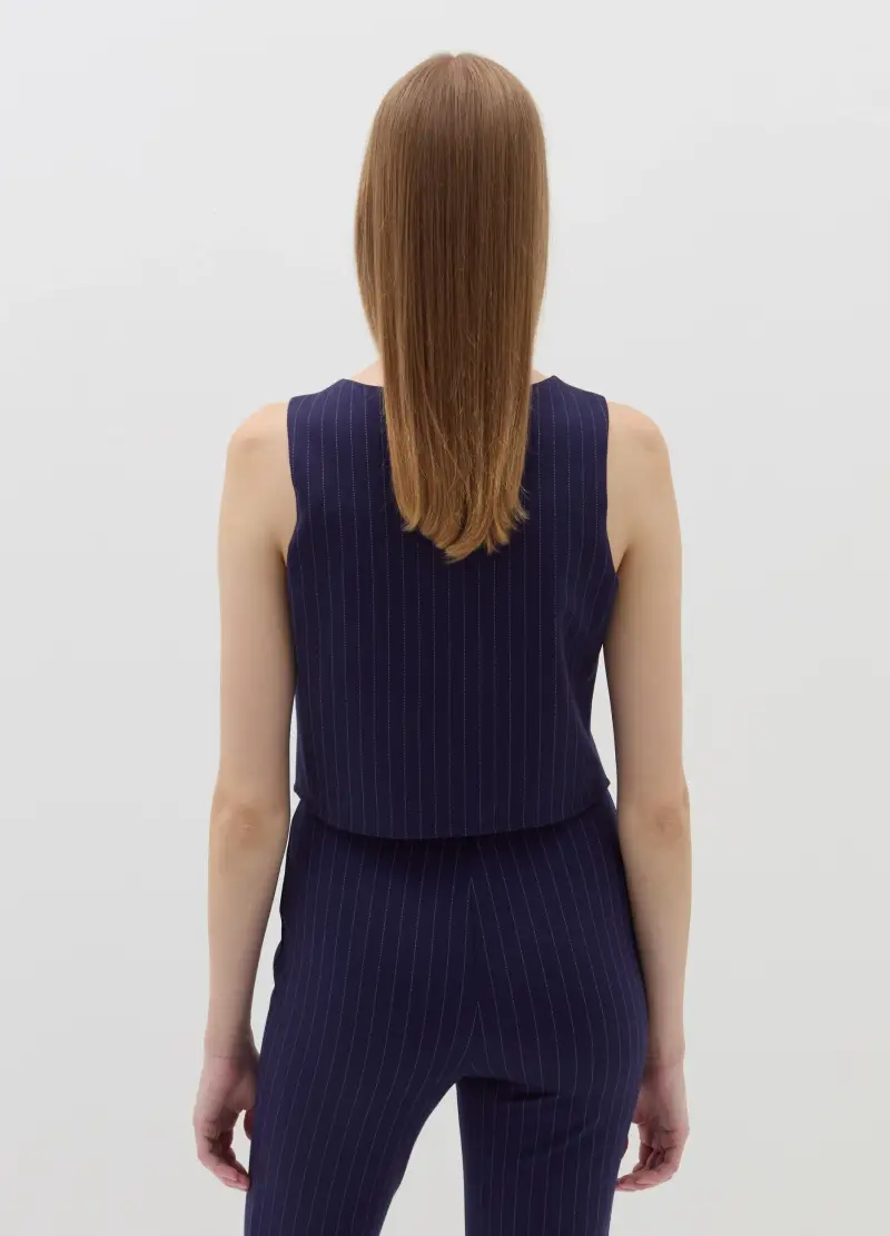 B.ANGEL Gilet Donna Blu 4103106 miniatura 3