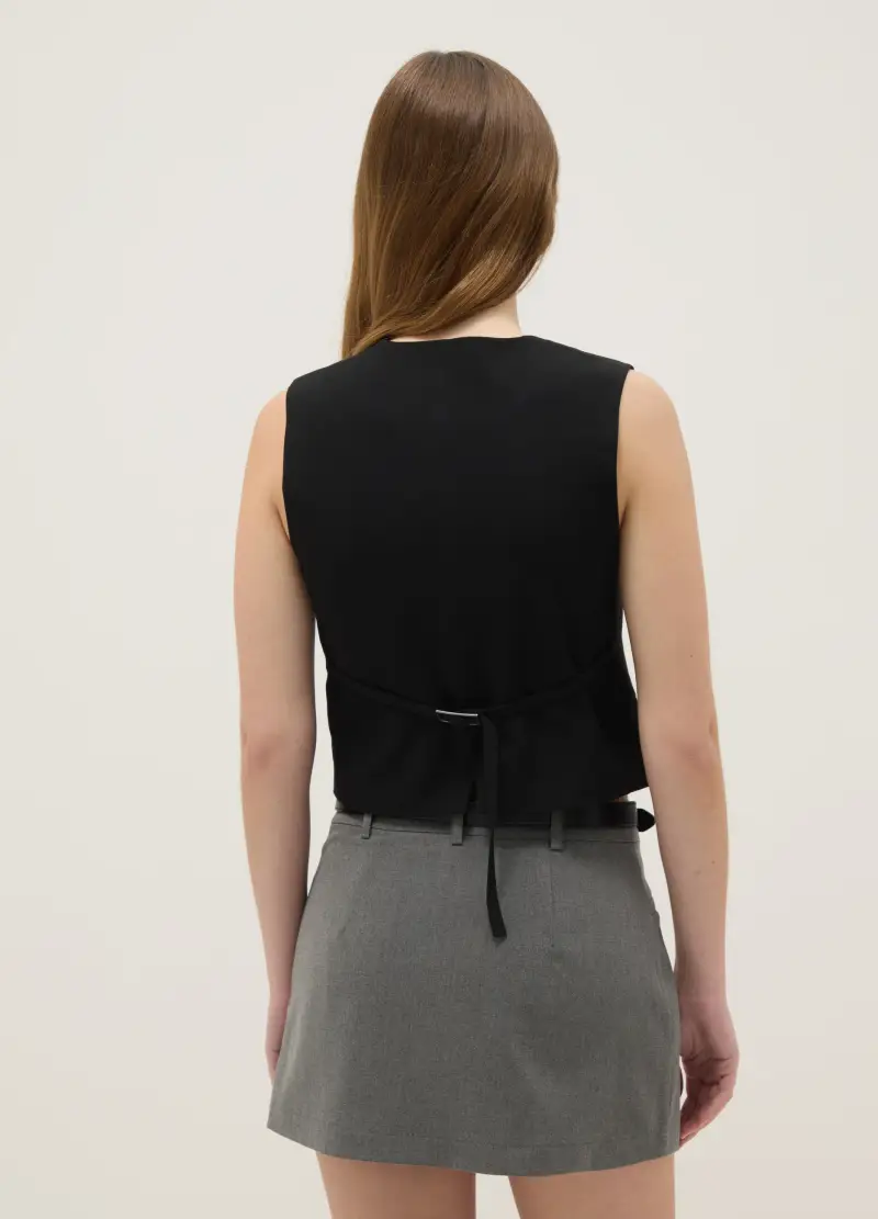 B.ANGEL Gilet Donna Nero 4068581 miniatura 3