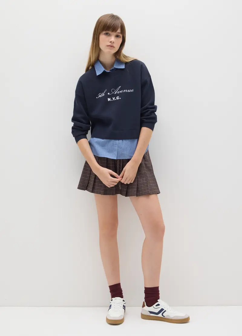 , Gonna Multicolor Elasticizzata, Donna, Multicolor miniatura 2