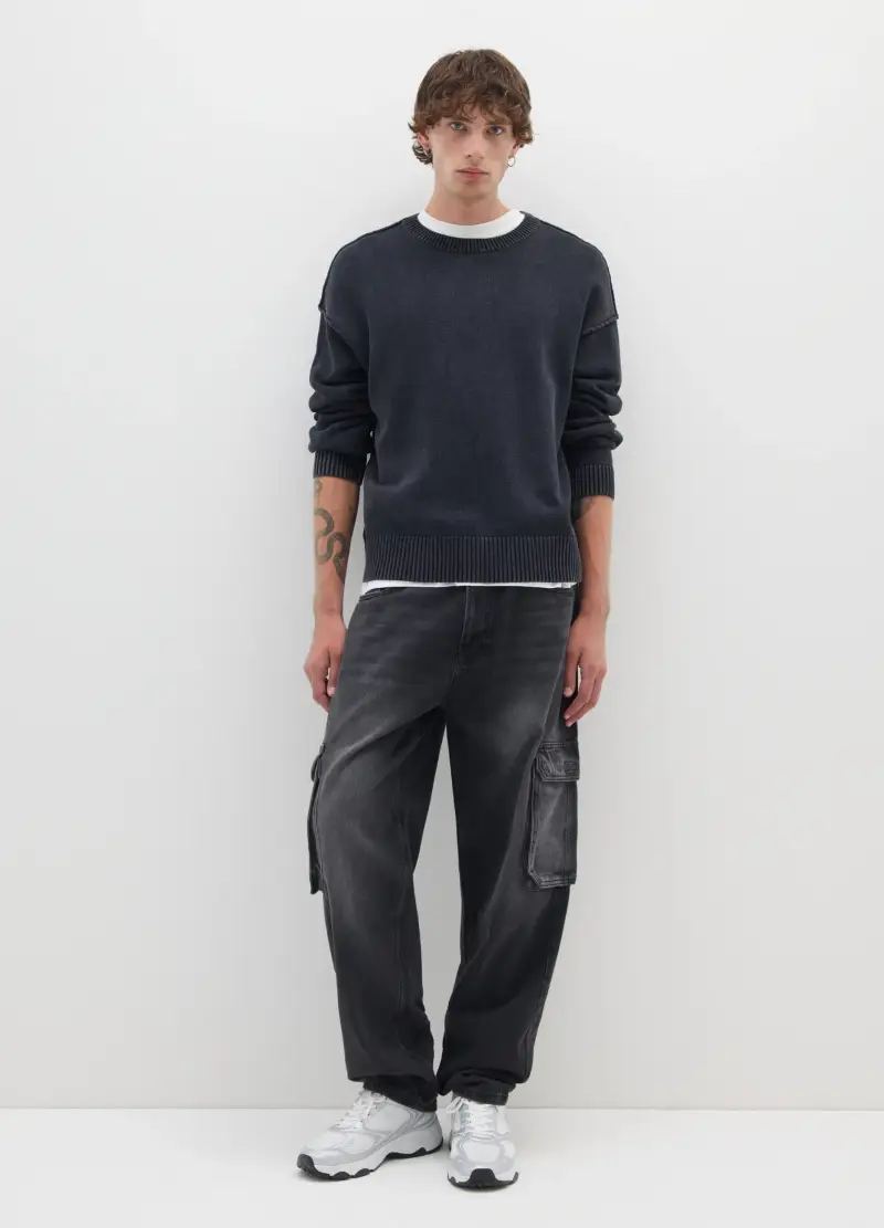 B.ANGEL Jeans Uomo Nero 3188894