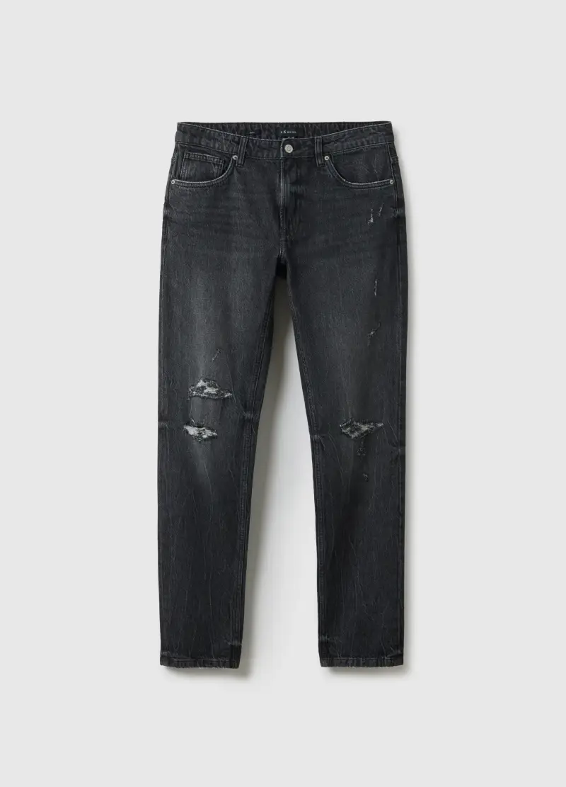 B.ANGEL Jeans Uomo Nero 3989588