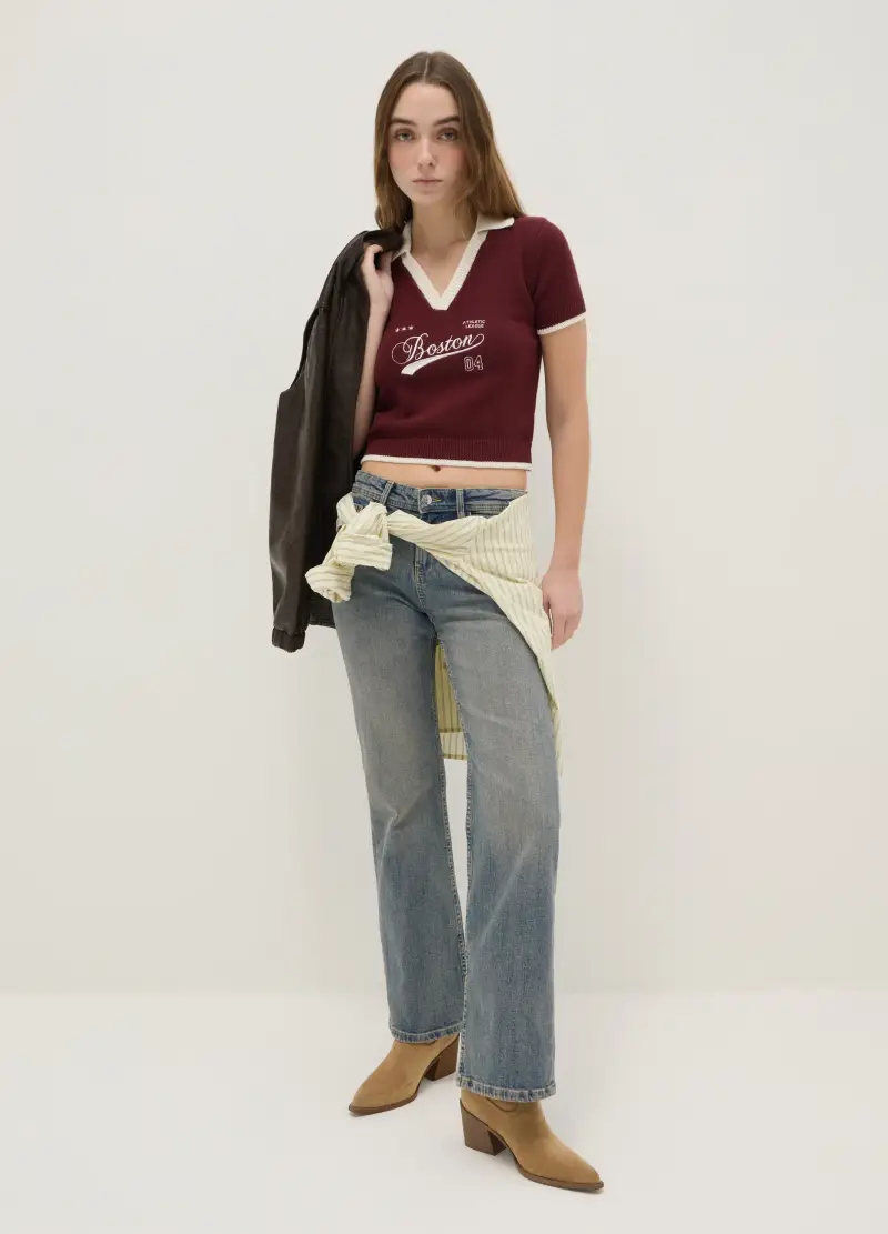 B.ANGEL Polo Donna Rosso 4330080