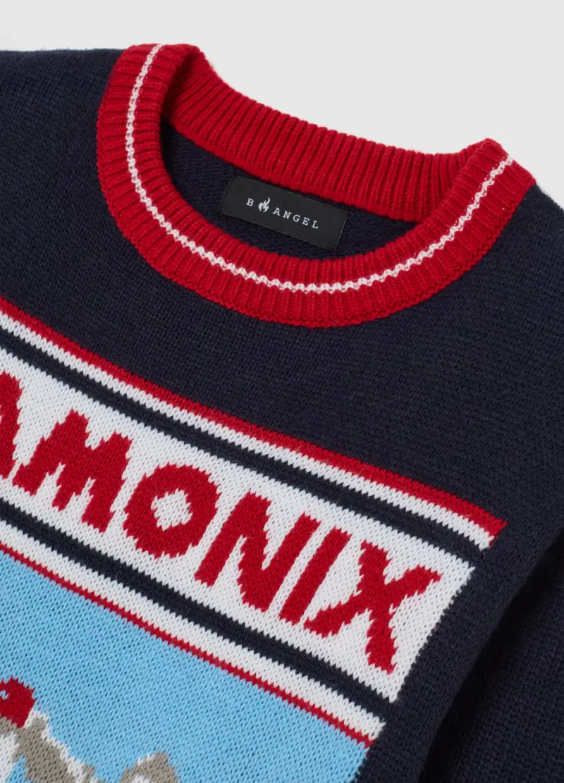 Maglione Multicolor Regular Fit Con Stampa, Uomo, Multicolor miniatura 2