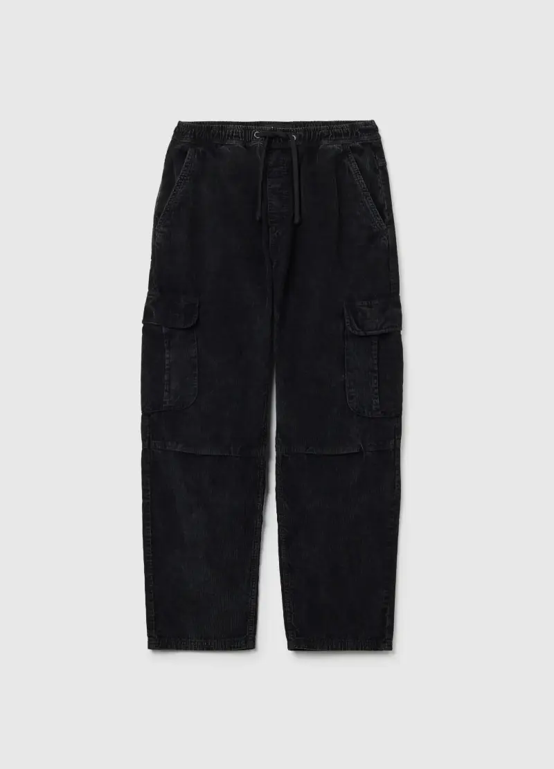 B.ANGEL Pantaloni cargo Uomo Nero 3289575