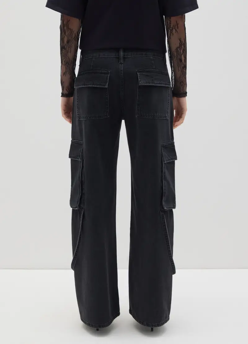 B.ANGEL Pantaloni cargo Donna Nero 4328952 miniatura 3