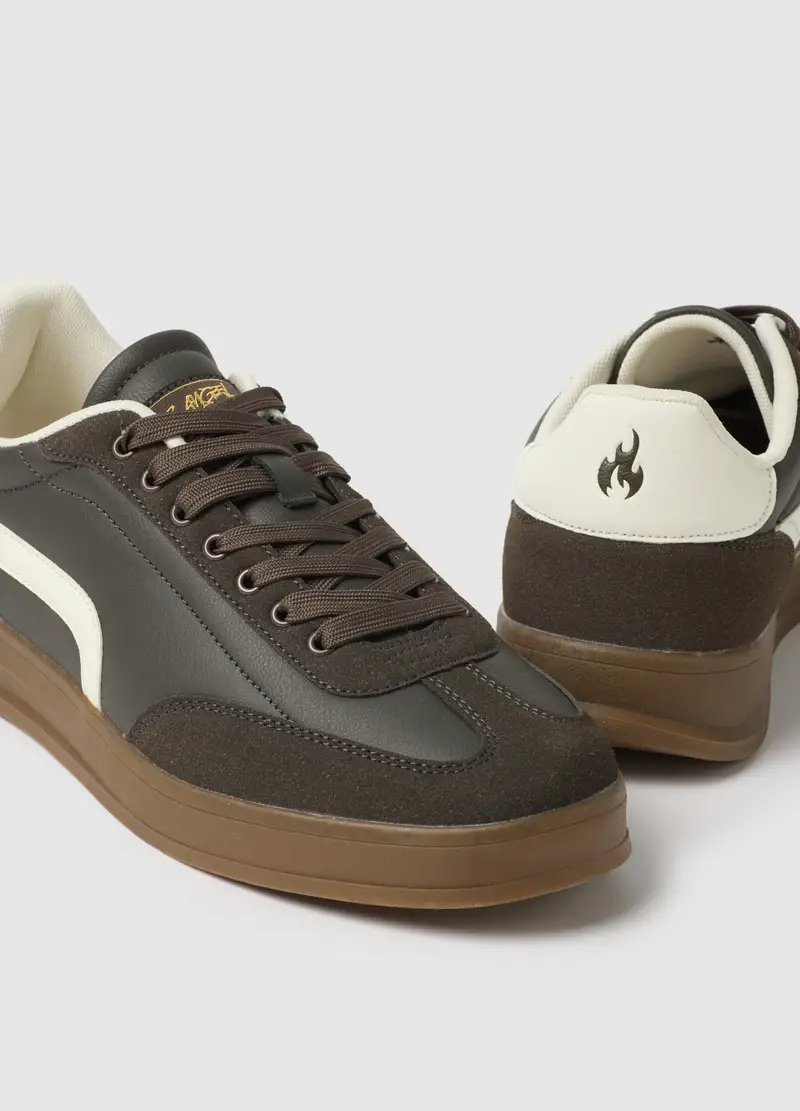 B.angel Sneakers Marroni Uomo miniatura 3