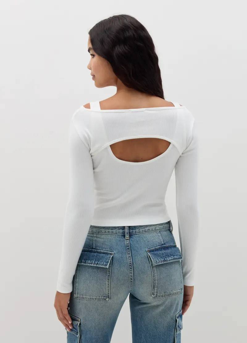 B.ANGEL T-shirt Donna Bianco 4306805 miniatura 3