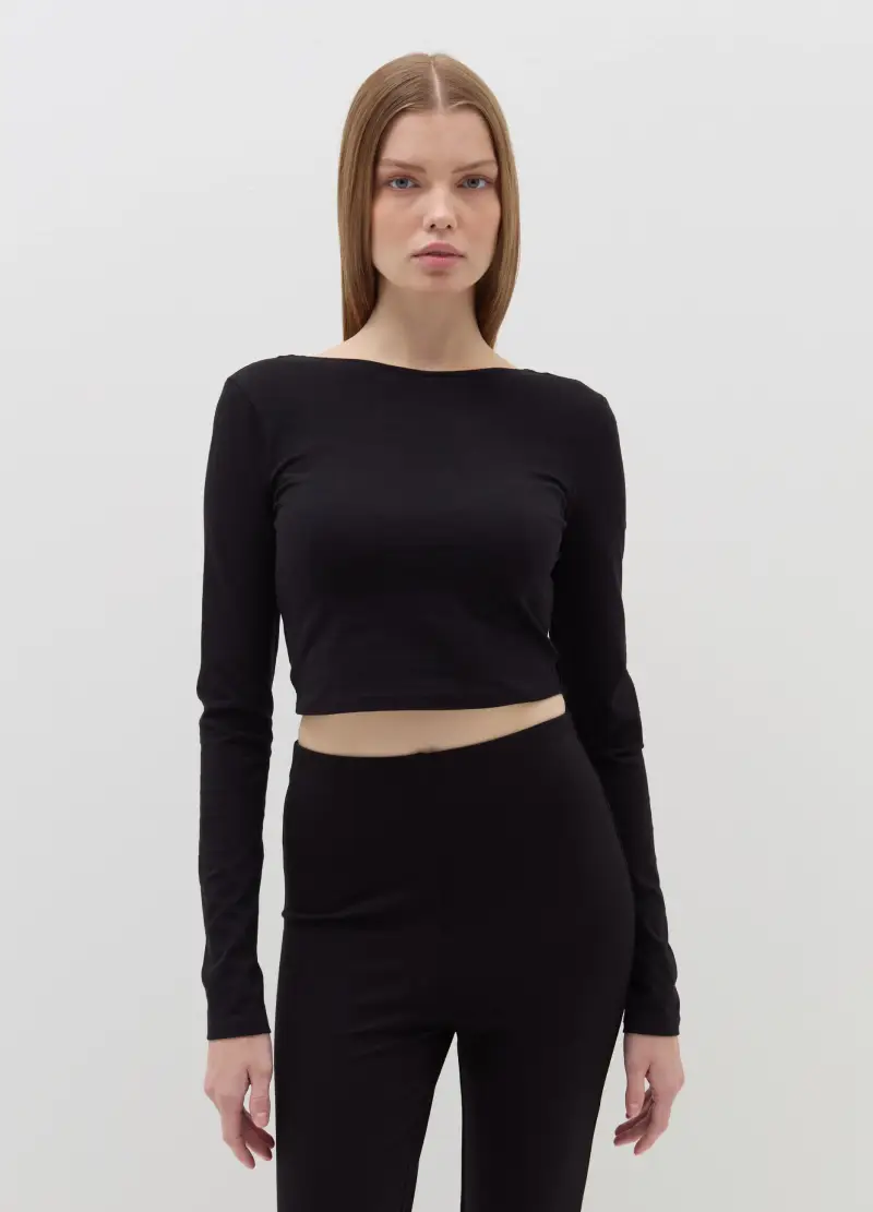 B.ANGEL T-shirt Donna Nero 3914813 miniatura 2