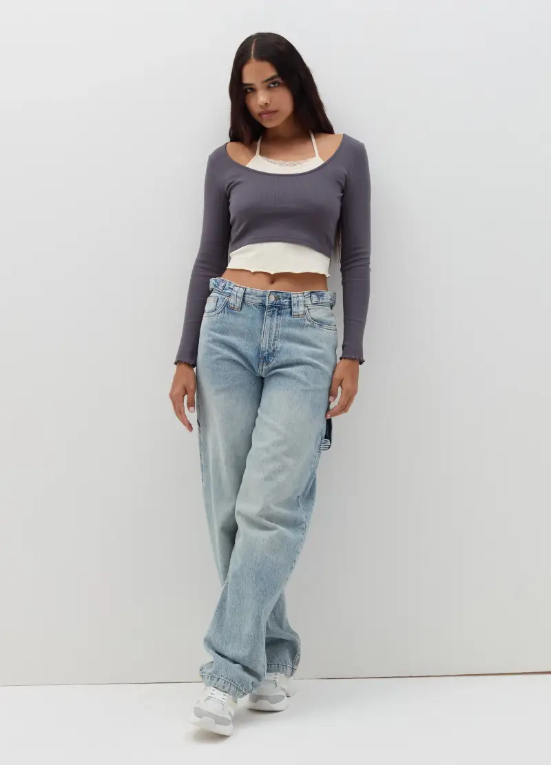 B.ANGEL T-shirt Donna Grigio 4152590