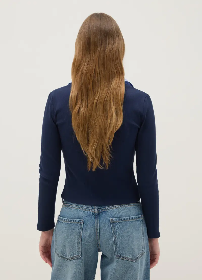 B.ANGEL T-shirt Donna Blu 4123160 miniatura 3