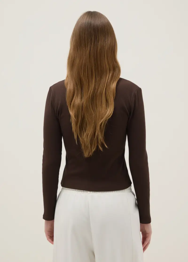 B.ANGEL T-shirt Donna Marrone 4123161 miniatura 3