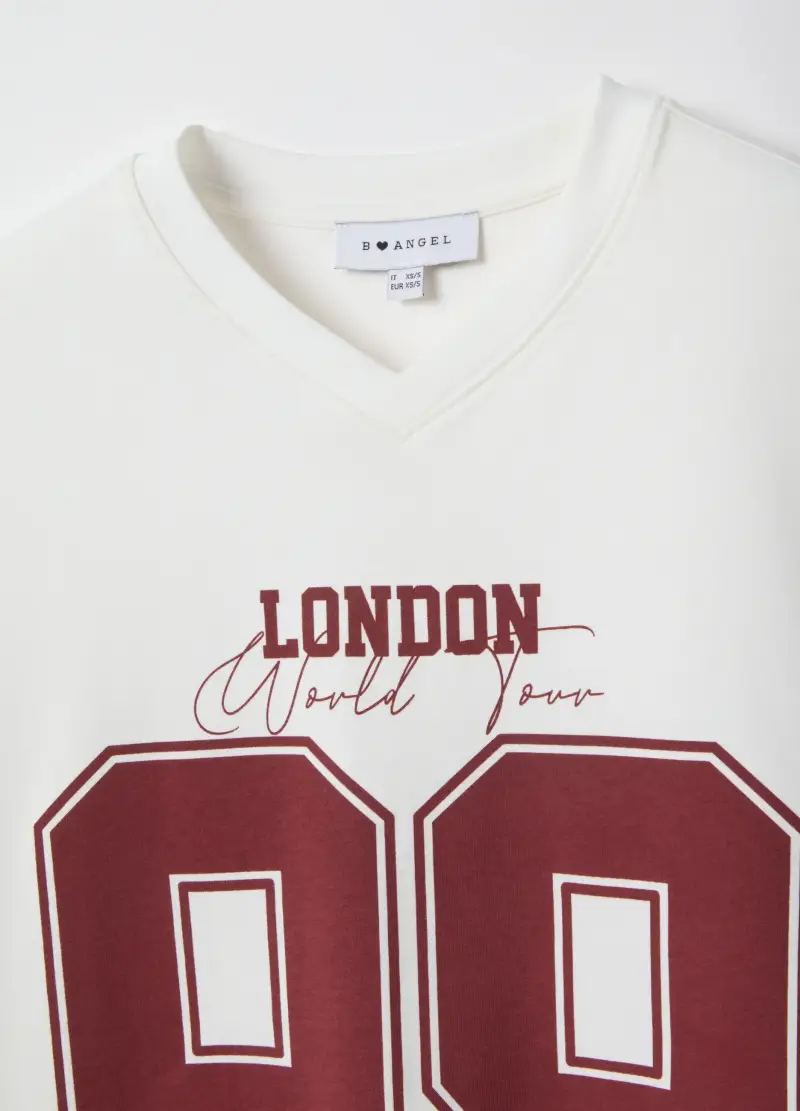 B.ANGEL T-shirt Donna Bianco 4153996 miniatura 2