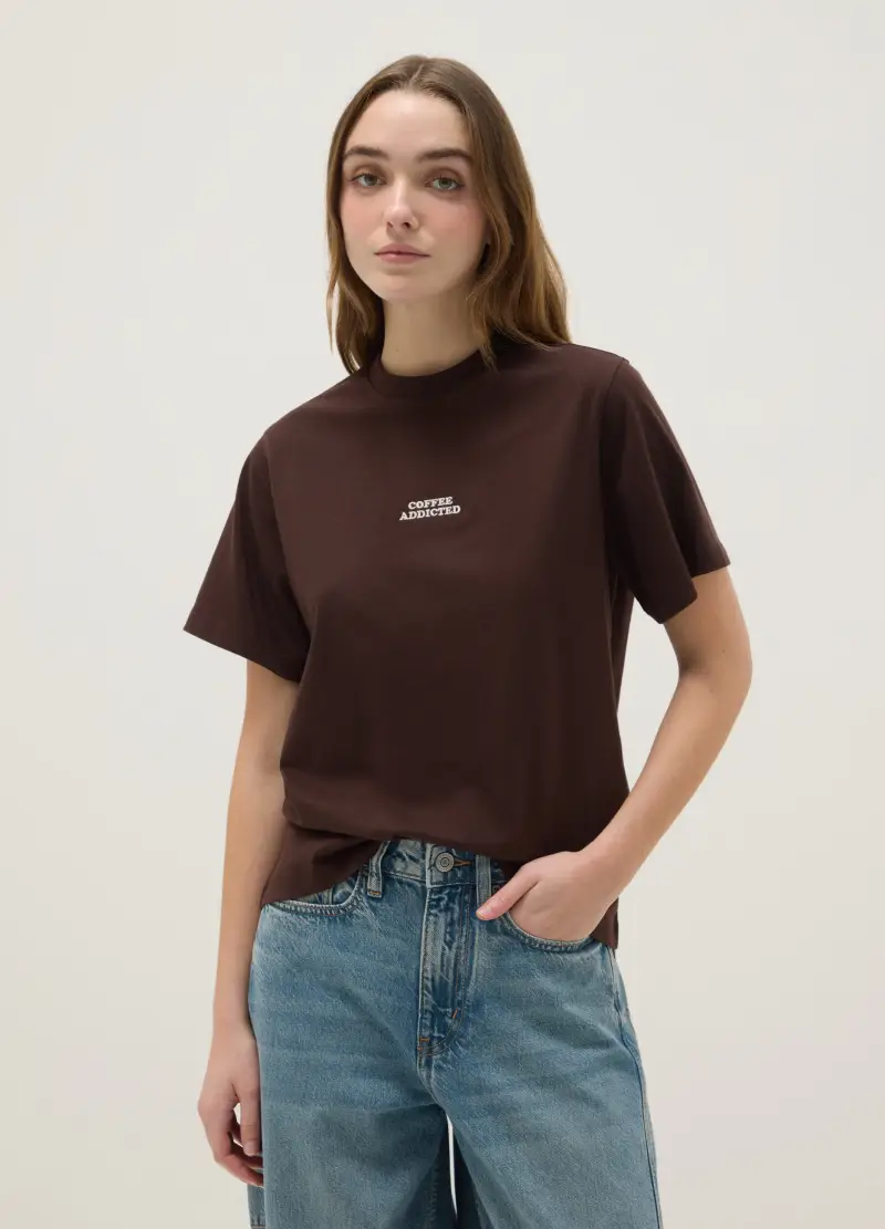 B.ANGEL T-shirt Donna Marrone 4068582 miniatura 3