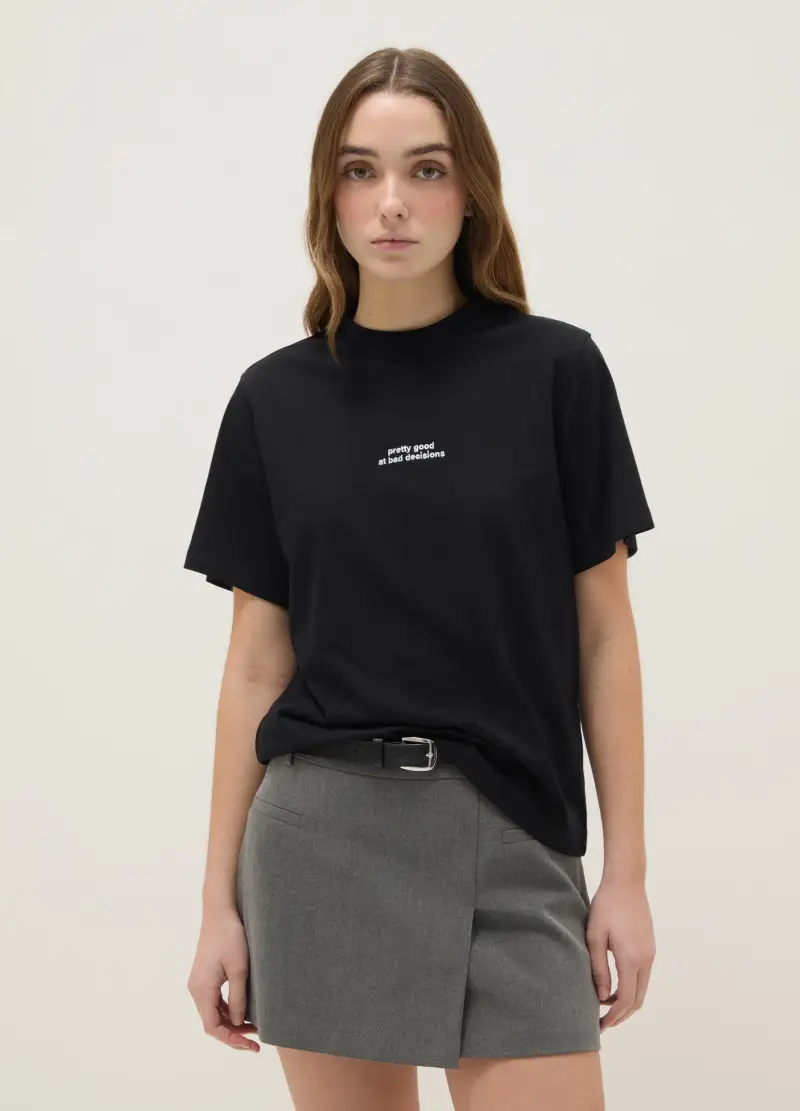 B.ANGEL T-shirt Donna Nero 4068584 miniatura 3