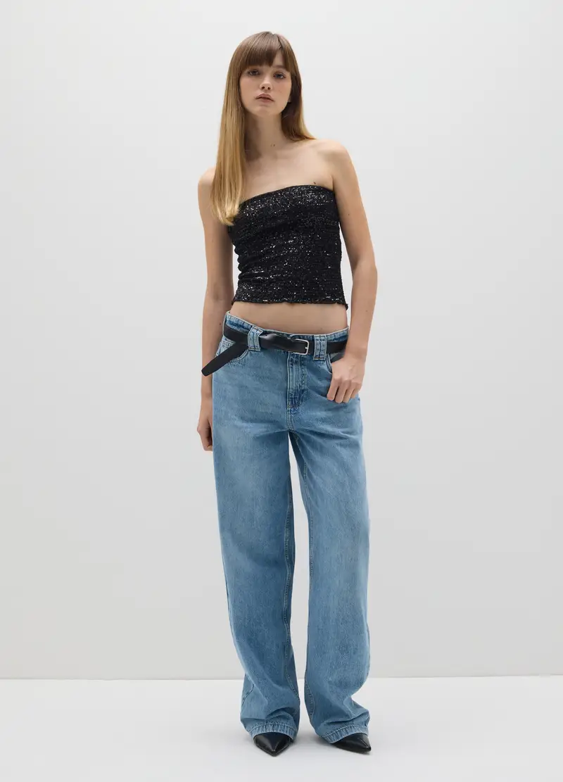 B.ANGEL Top Donna Nero 4153487 miniatura 2