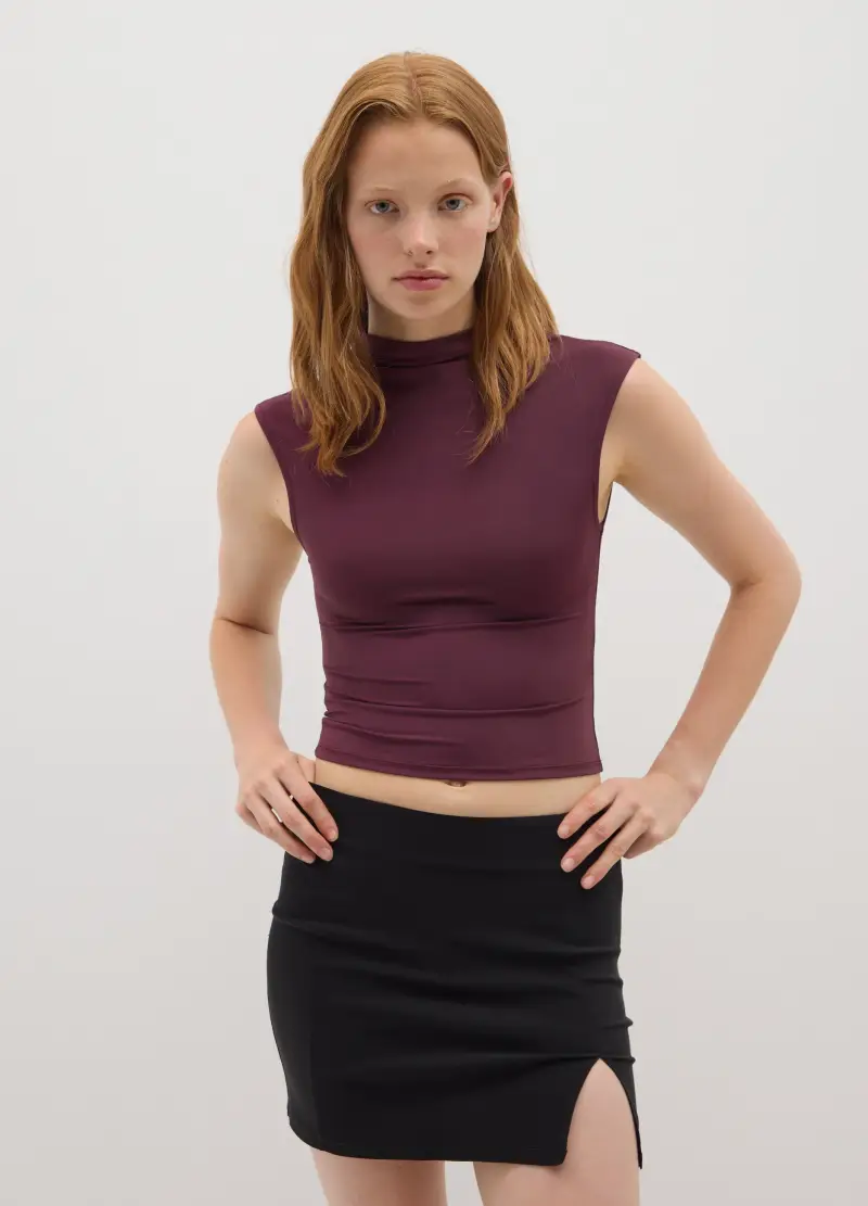 B.ANGEL Top Donna Rosso 4152808