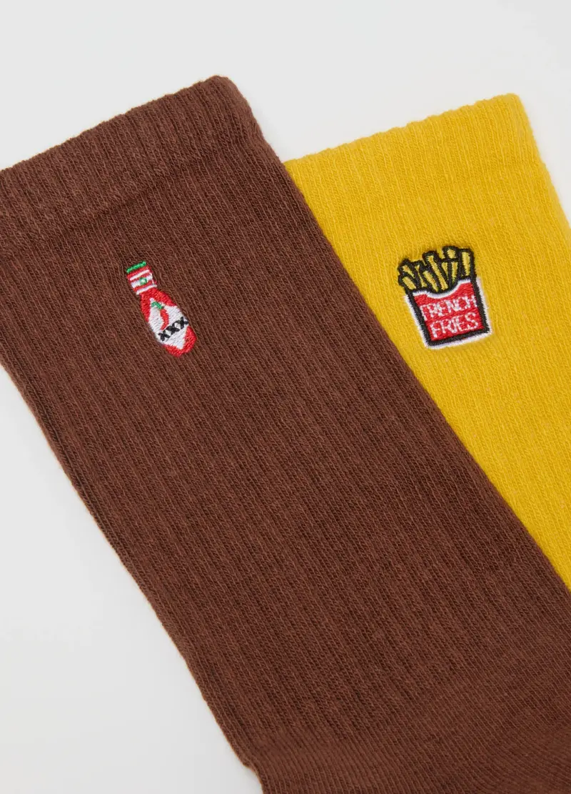 B.ANGEL Calze Uomo Beige 3048590 miniatura 2