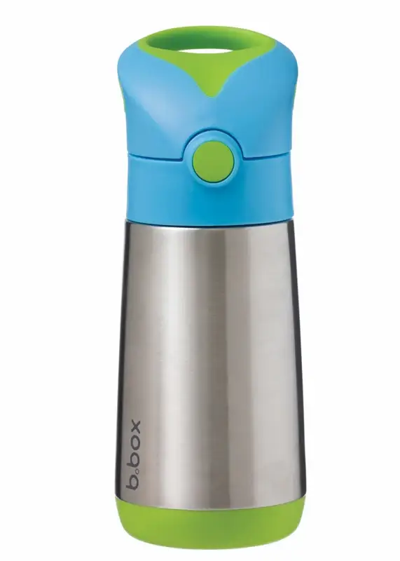Thermos thermos con cannuccia Blue 350 ml