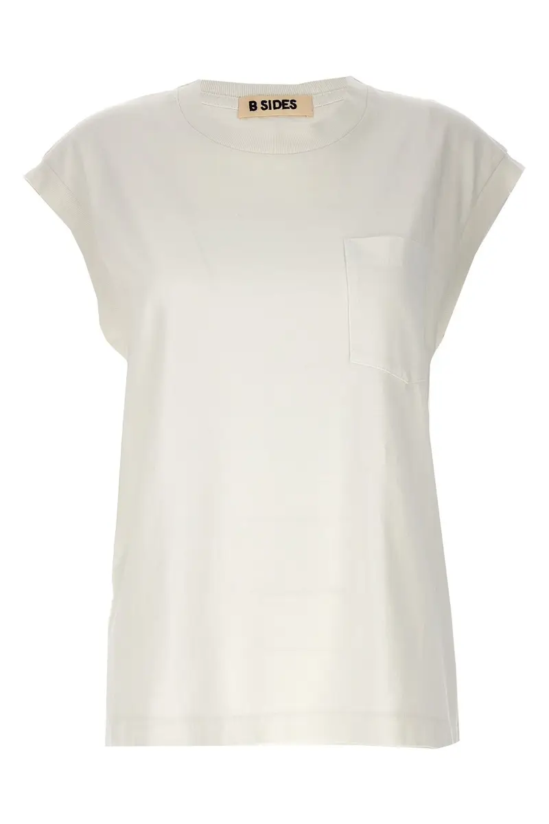 B SIDES Top Bianco 2544385