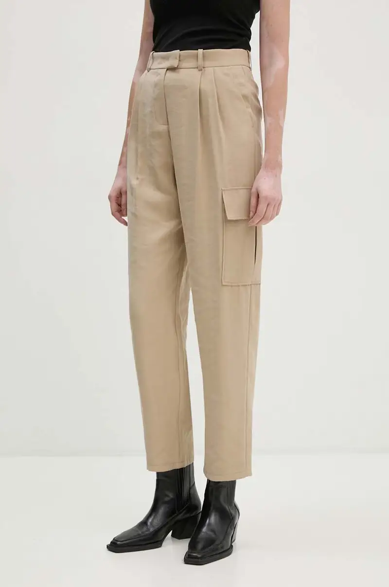 pantaloni Beige
