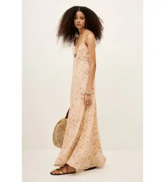 per donna 1E26NATZ Abito floreale Natz (34), Casual, Viscosa, Senza maniche / cinghie