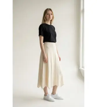 per donna 1E26SERT Gonna beige Serta (34), Casual, Cotone