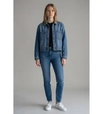 per donna 1E26VIGI Giacca di jeans Vigilio (34), Casual, Cotone, Denim Kaki