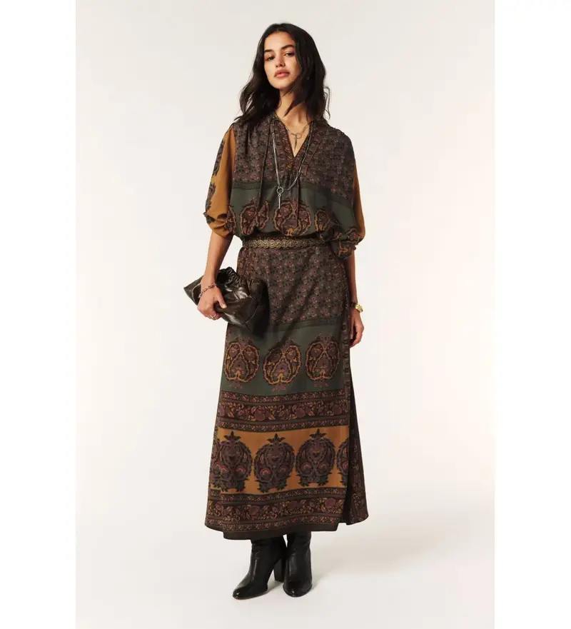 per donna 1H25BAYR Gonna Bayro marrone (34), Casual, Viscosa