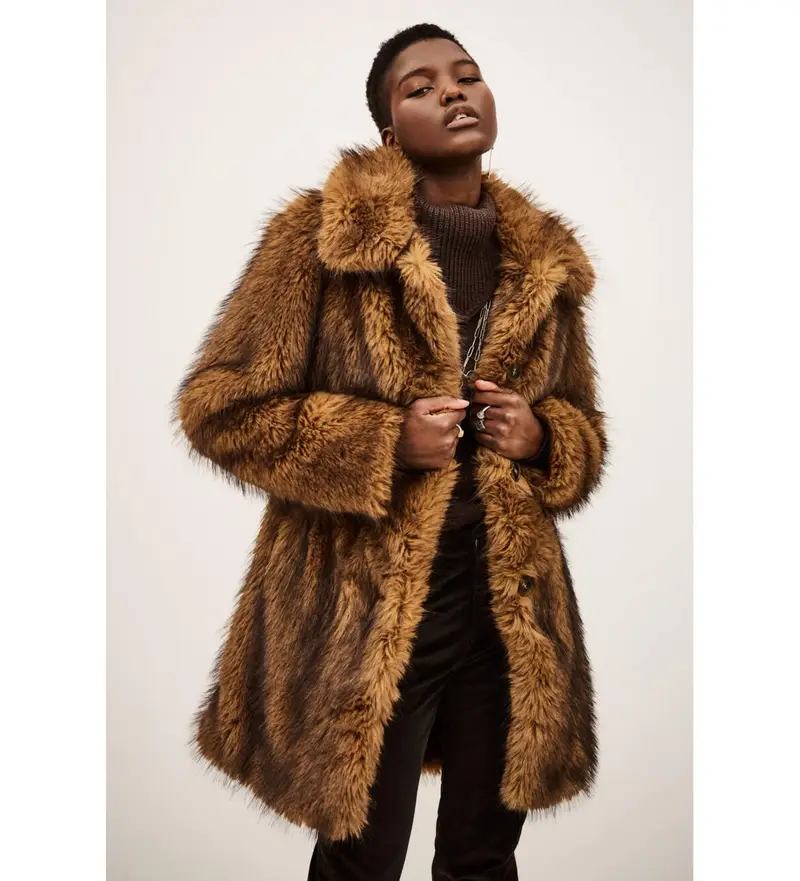 per donna 1H25LEST Cappotto Lestor marrone (34), Casual, Poliestere