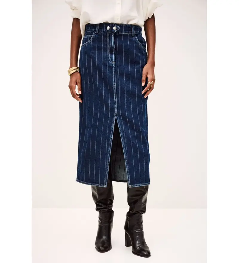 per donna 1H25ROMY Gonna blu Romy (34), Casual, Cotone