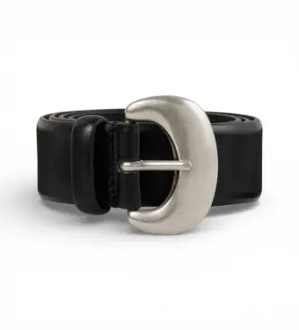 per donna 2E26BRAD Cintura Brad in pelle nera (85cm), Nero, Casual