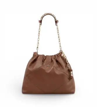 per donna 2E26CFMN Borsa in pelle marrone June (OSFA), Casual