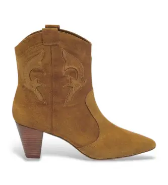 per donna 2H22CASE Stivaletti Casey in pelle marrone (37), 3 a 5cm, Nessuno, Casual Nero