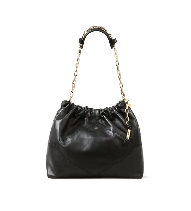 per donna. 2H24CFMN Borsa June nera di grande formato (OSFA), Nero, Casual, Pelle