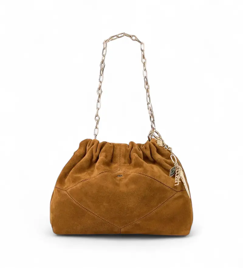per donna 2H25MJTS Borsa in pelle marrone June (OSFA), Casual