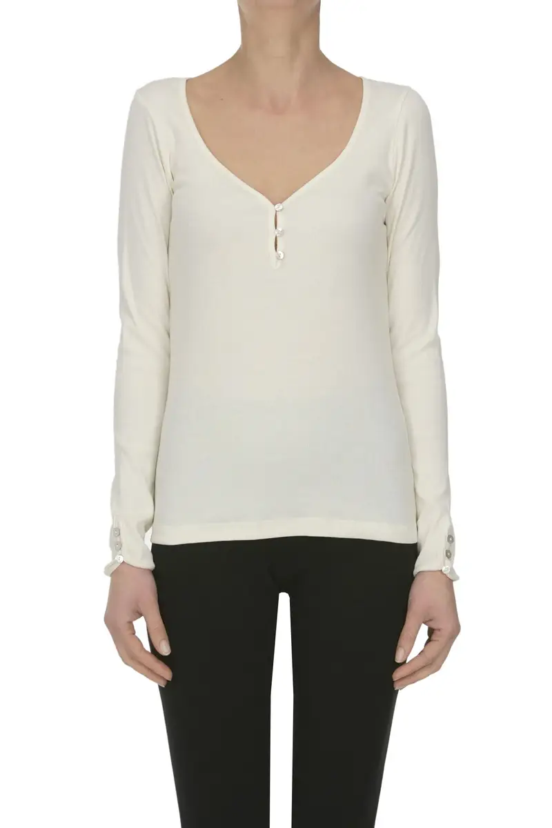 BA&SH T-shirt Crema 4196382