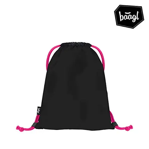 Baagl - Sacca sportiva per ragazze, utilizzabile anche per scarpe, impermeabile, per la scuola e l’asilo, Bambina miniatura 2