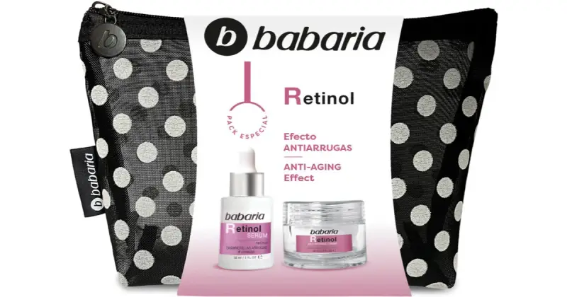 Borsa da toilette Babaria a pois Retinolo 2024