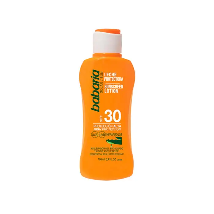 Crema Solare Lozione con Aloe Vera Spf30 100ml