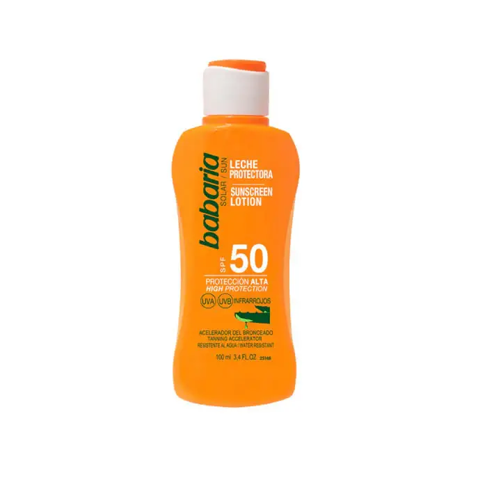 Crema Solare Lozione con Aloe Vera Spf50 100ml