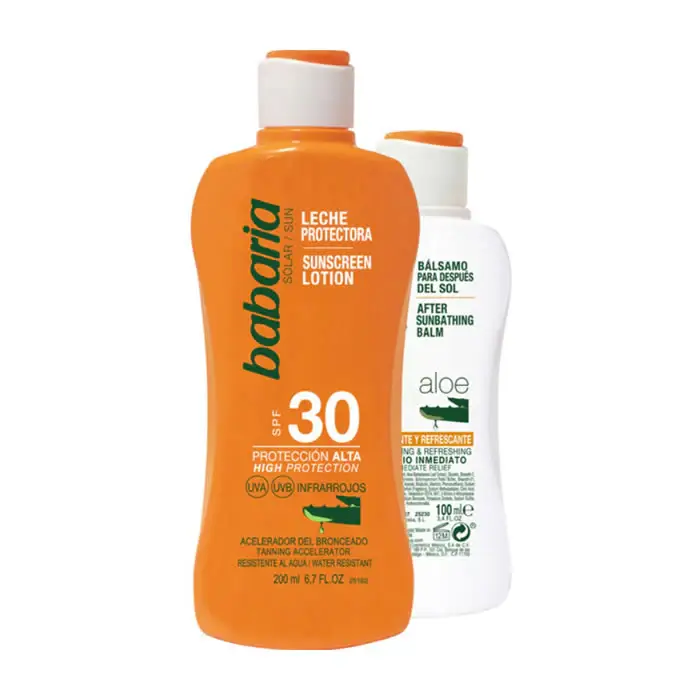 Crema Solare Lozione Spf30 200ml Set 2 Pezzi