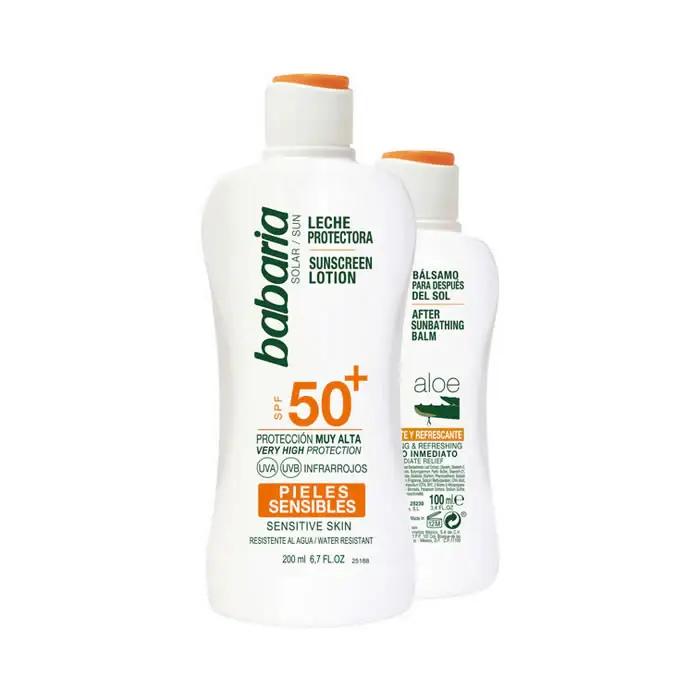 Crema Solare Lozione Spf50 Plus 200ml Set 2 Pezzi