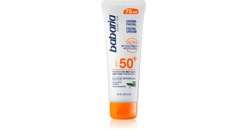Crema Viso Spf50 Aloe Vera Idrorepellente 75ml