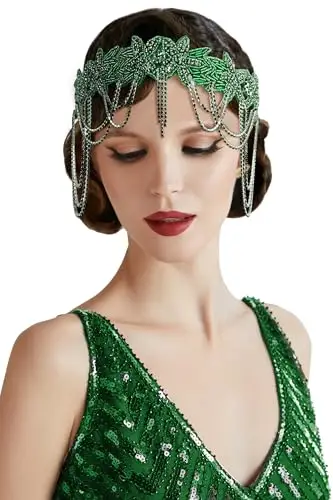 BABEYOND Gatsby, accessori per capelli da donna, stile vintage, anni '20