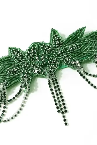 BABEYOND Gatsby, accessori per capelli da donna, stile vintage, anni '20 miniatura 3