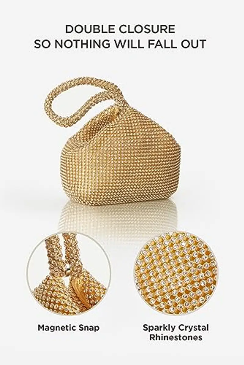 BABEYOND Clutch Donna Argento 1604074 miniatura 2