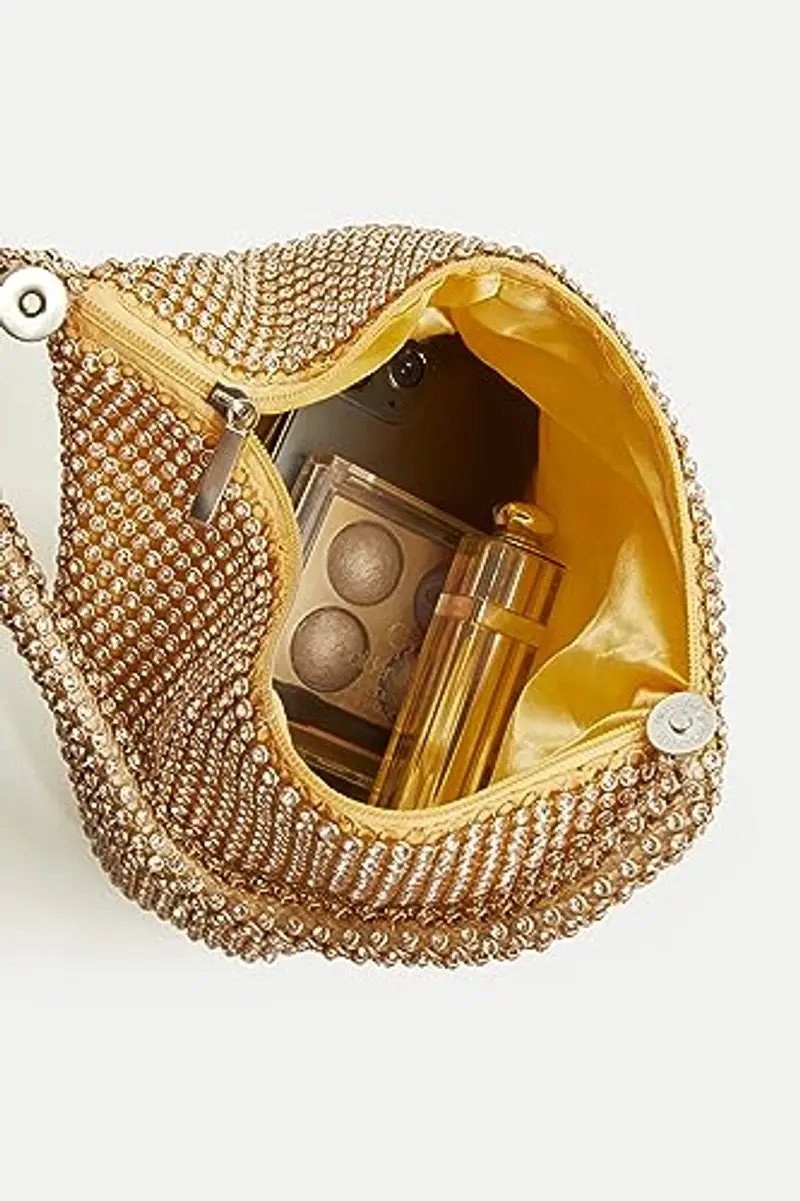 BABEYOND Clutch Donna Argento 1604074 miniatura 3